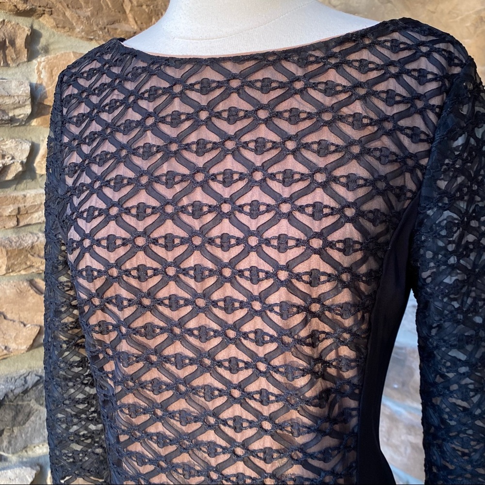 Anne Klein Black Lace Dress - Picture 6 of 14